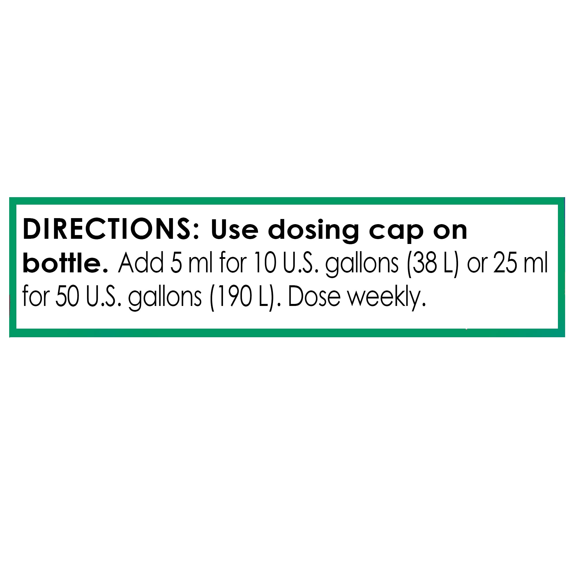 Measuring dose of API Leaf Zone at 5 ml per 10 gallons