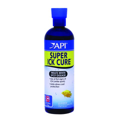 API Liquid Super ICK Cure bottle front for quick ich treatment in aquariums.
