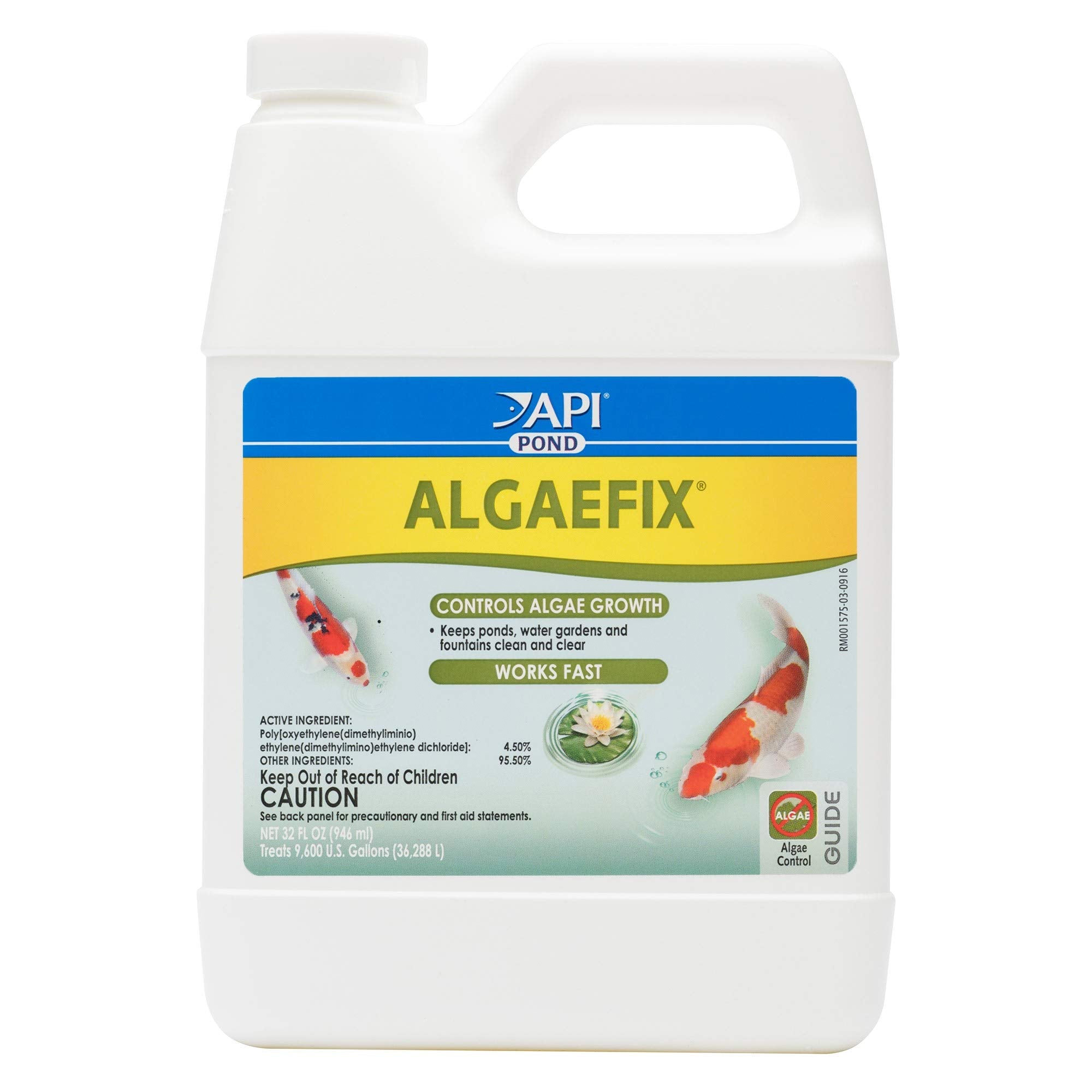API POND ALGAEFIX bottle 32 oz ready for fast algae control in outdoor ponds