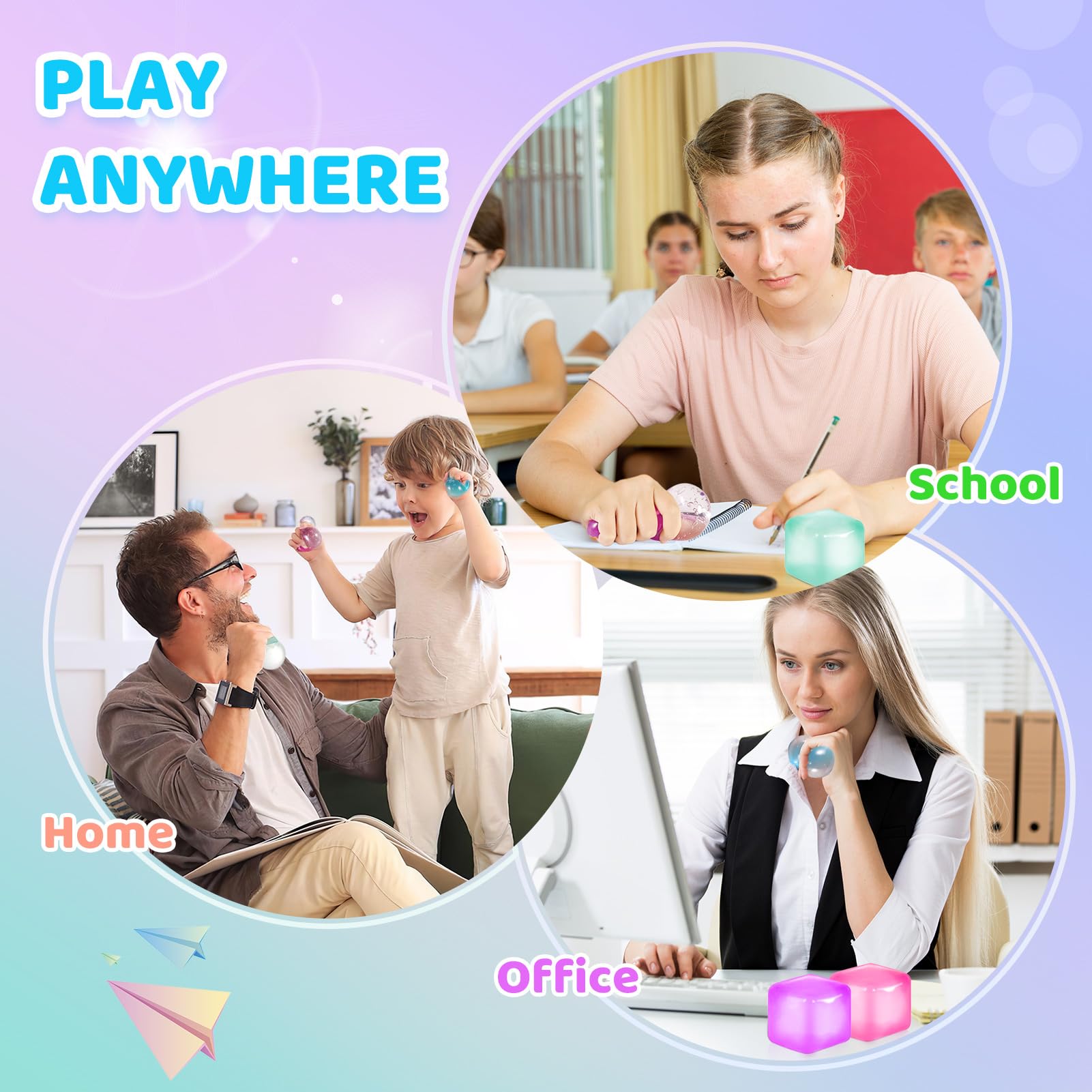 APLIST Four-color set supports classroom rewards and discreet fidgeting