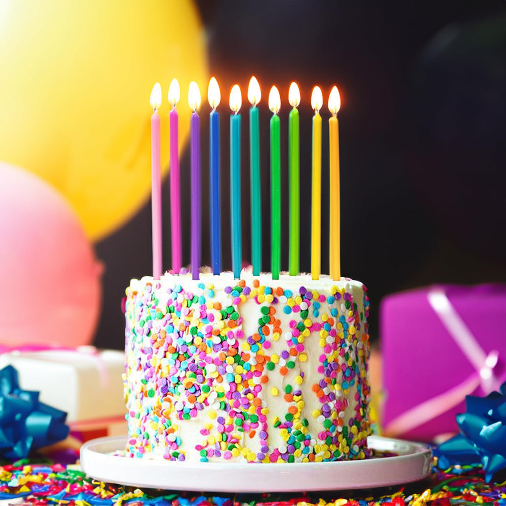 Apluselection five-point-five-inch candles for elegant cake decorating