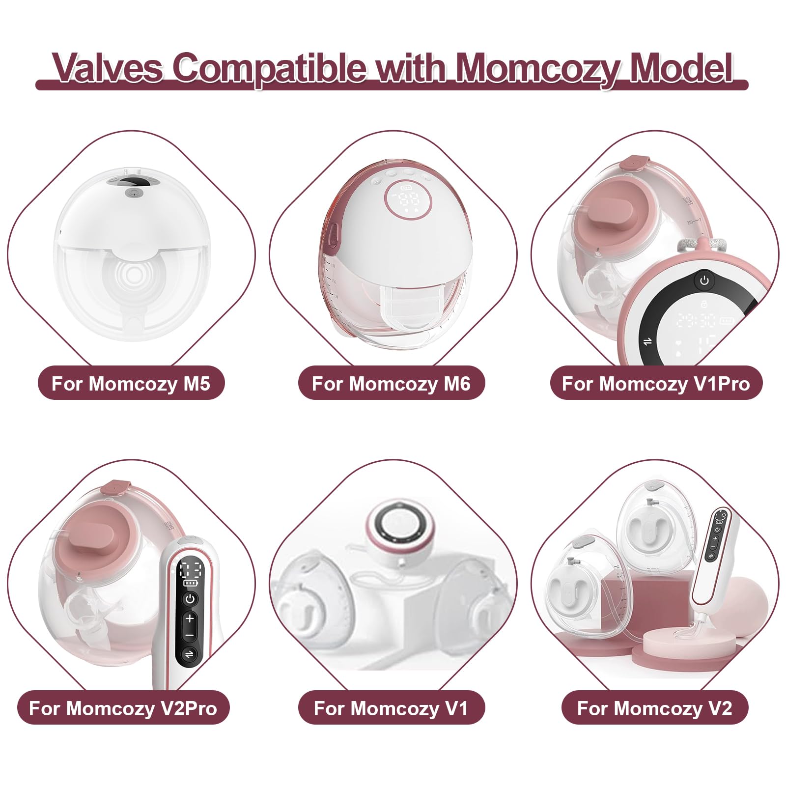 APMOOM M5 silicone diaphragm for anti-backflow design