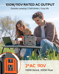 Apowking 146Wh portable power station compact and easy to carry.