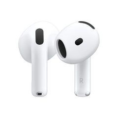 Apple AirPods 4 wireless earbuds enable seamless iPhone pairing and all-day listening.