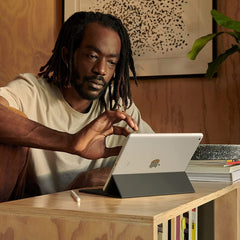Apple iPad 10.2-inch front camera Center Stage keeps you in frame during calls.