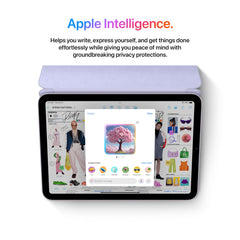 Apple iPad mini A17 Pro processor enables snappy multitasking and graphics-rich apps.