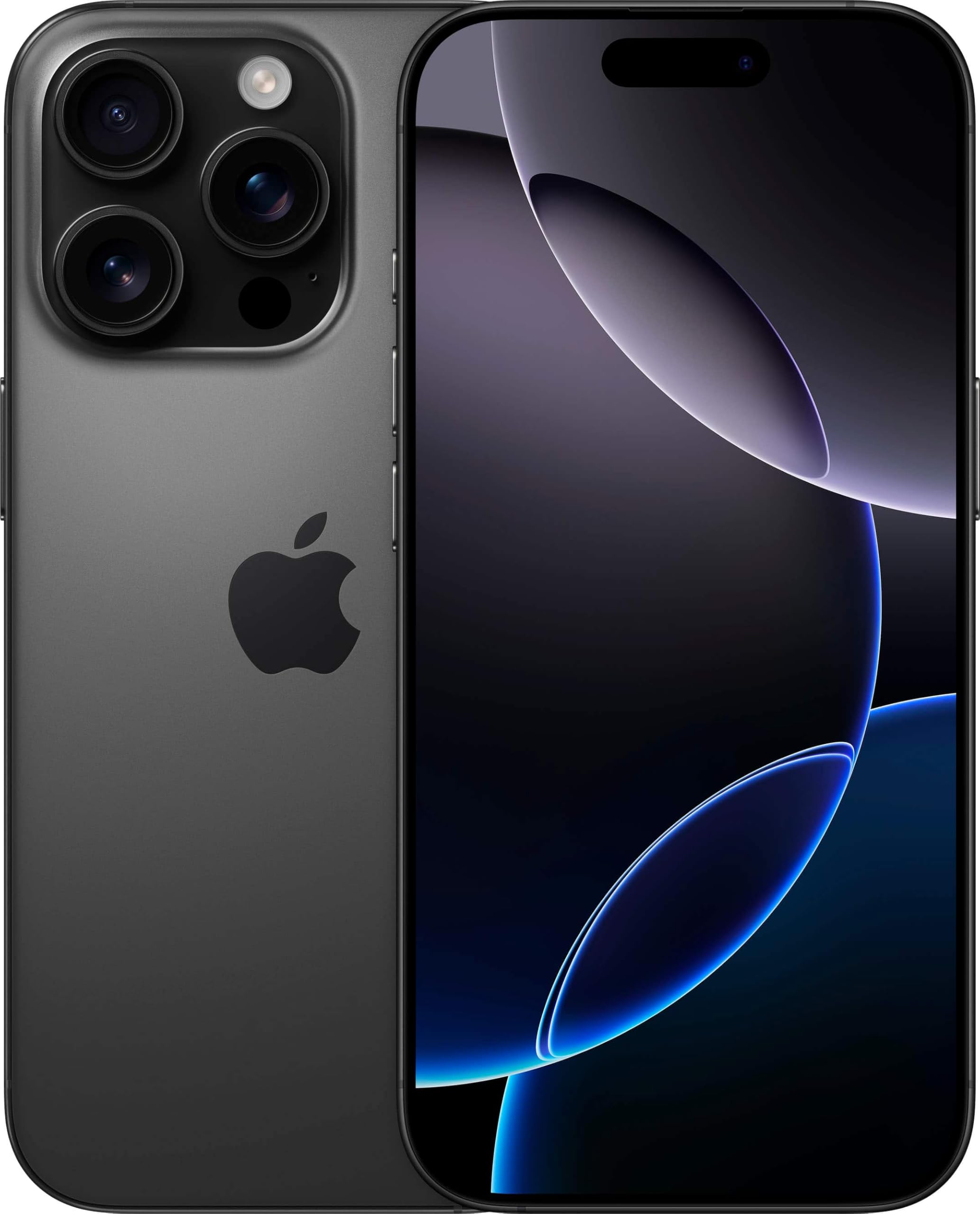Apple iPhone 16 Pro Max Renewed front display for vibrant visuals and smooth scrolling.