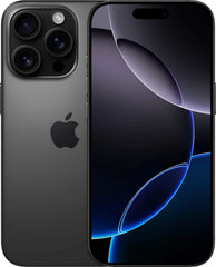 Apple iPhone 16 Pro Max Renewed front display for vibrant visuals and smooth scrolling.