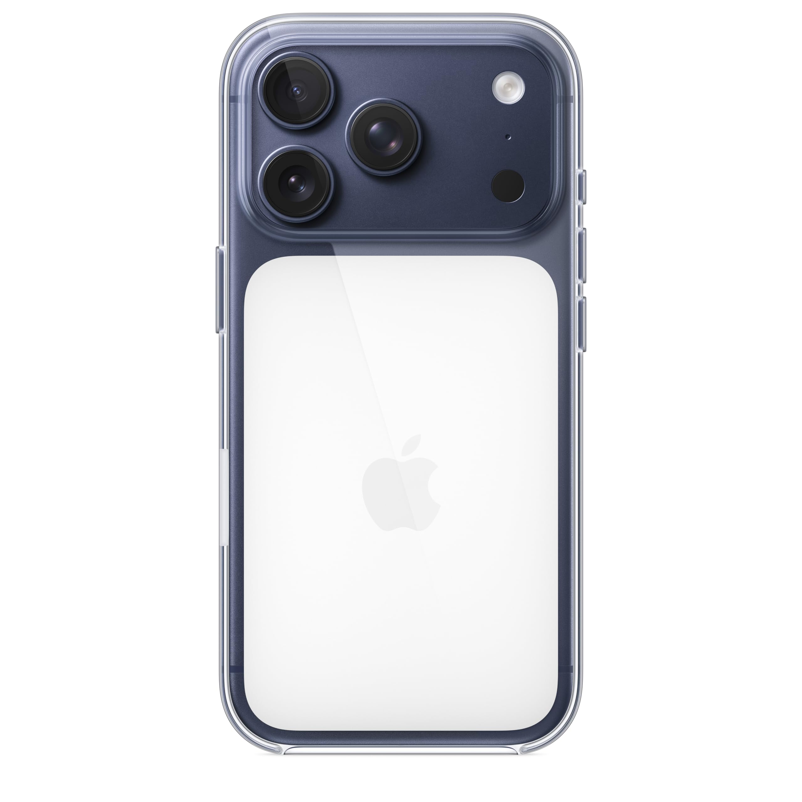 Apple iPhone 17 Pro Clear Case camera-control detail for precise movements