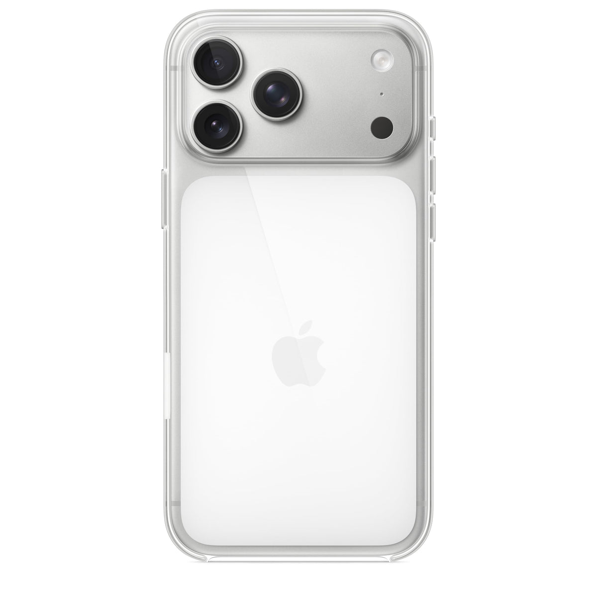 Apple iPhone 17 Pro Max clear case with smooth glossy finish protects color while guarding against scratches.