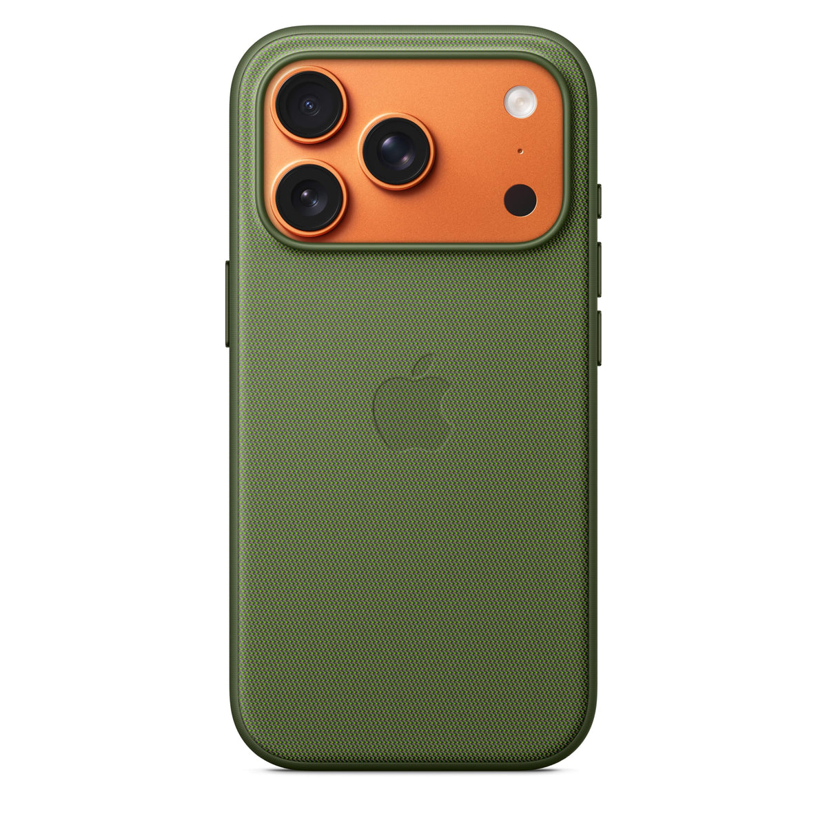 Apple iPhone 17 Pro TechWoven Case with MagSafe front view shows grip-friendly texture