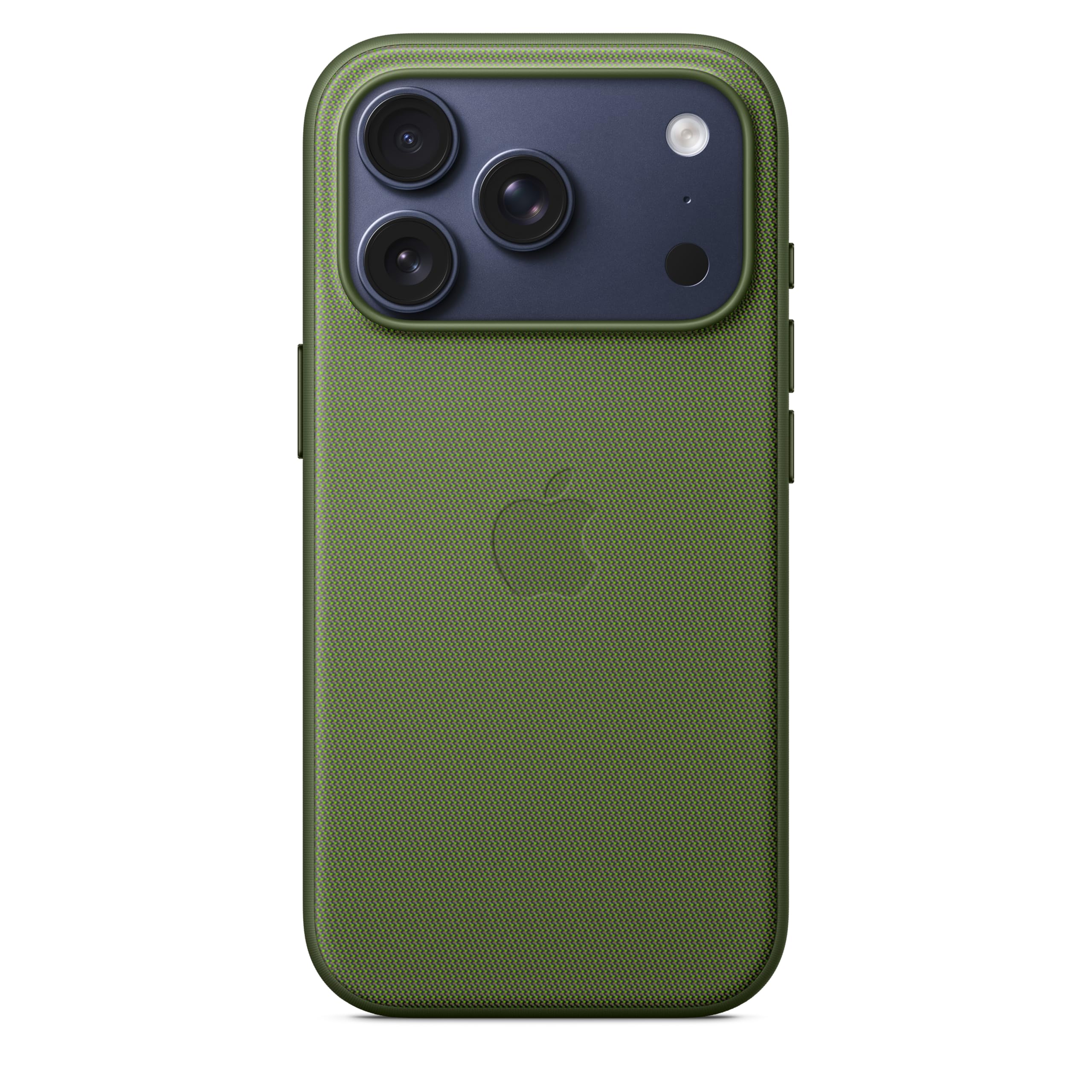 Apple iPhone 17 Pro TechWoven Case with MagSafe close-up of tactile jacquard weave and color depth