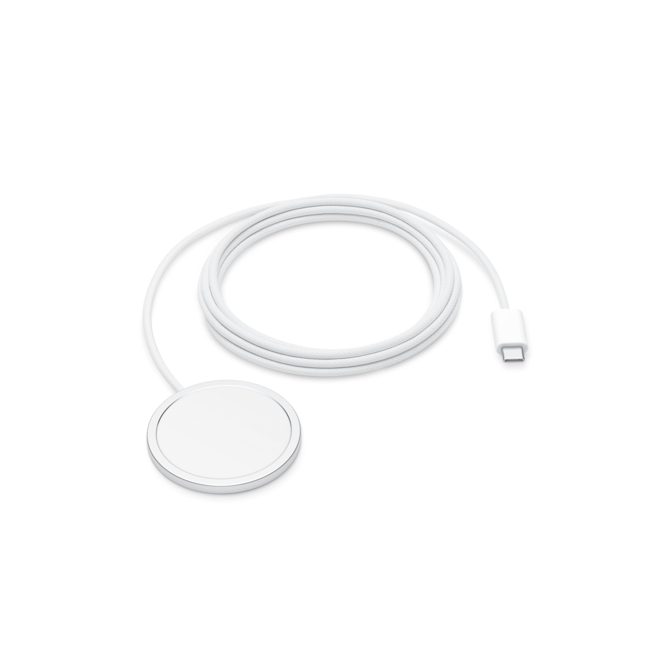 Apple MagSafe Charger with a 2m cable enables flexible charging.
