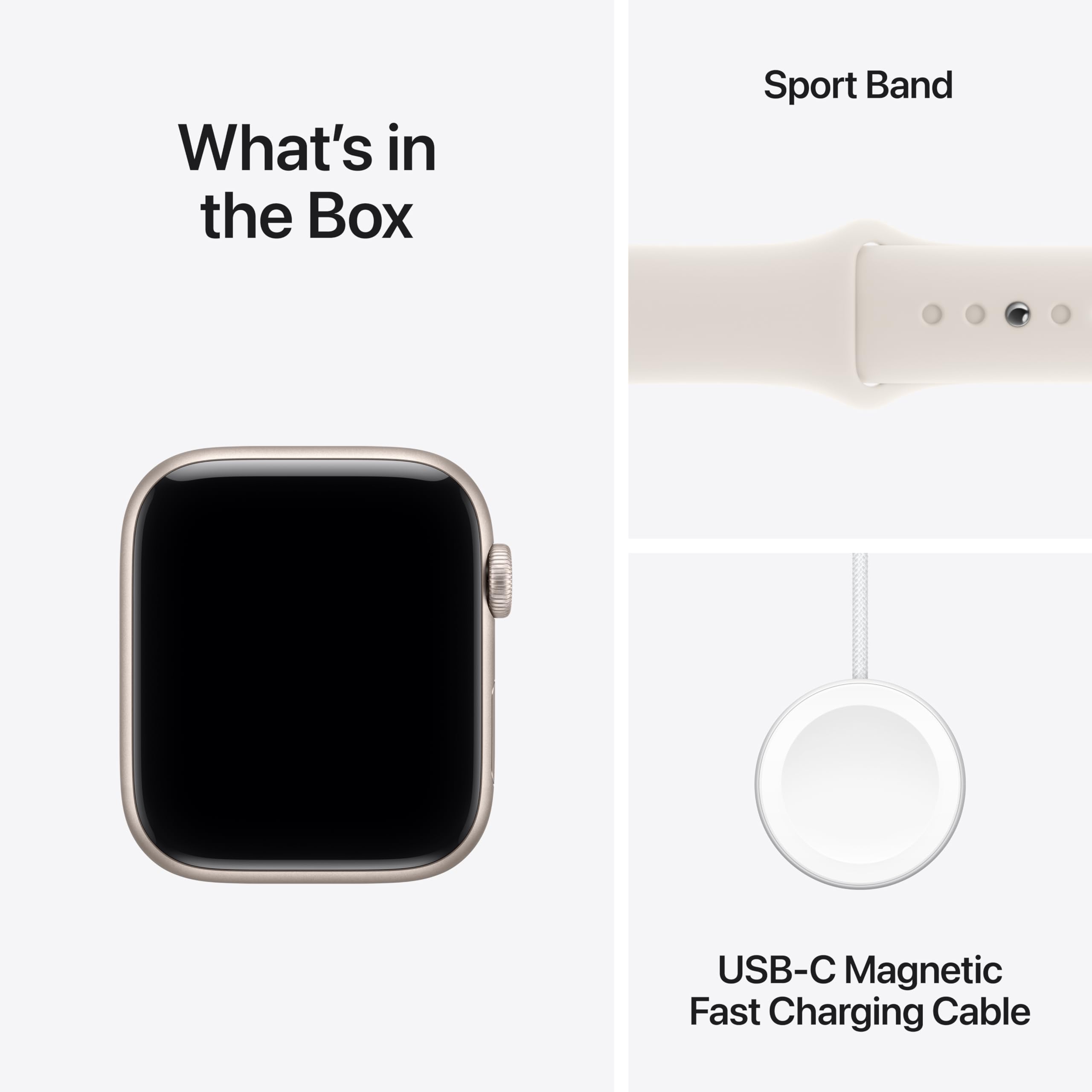 Safety features include fall detection and emergency alerts on Apple Watch SE 3.