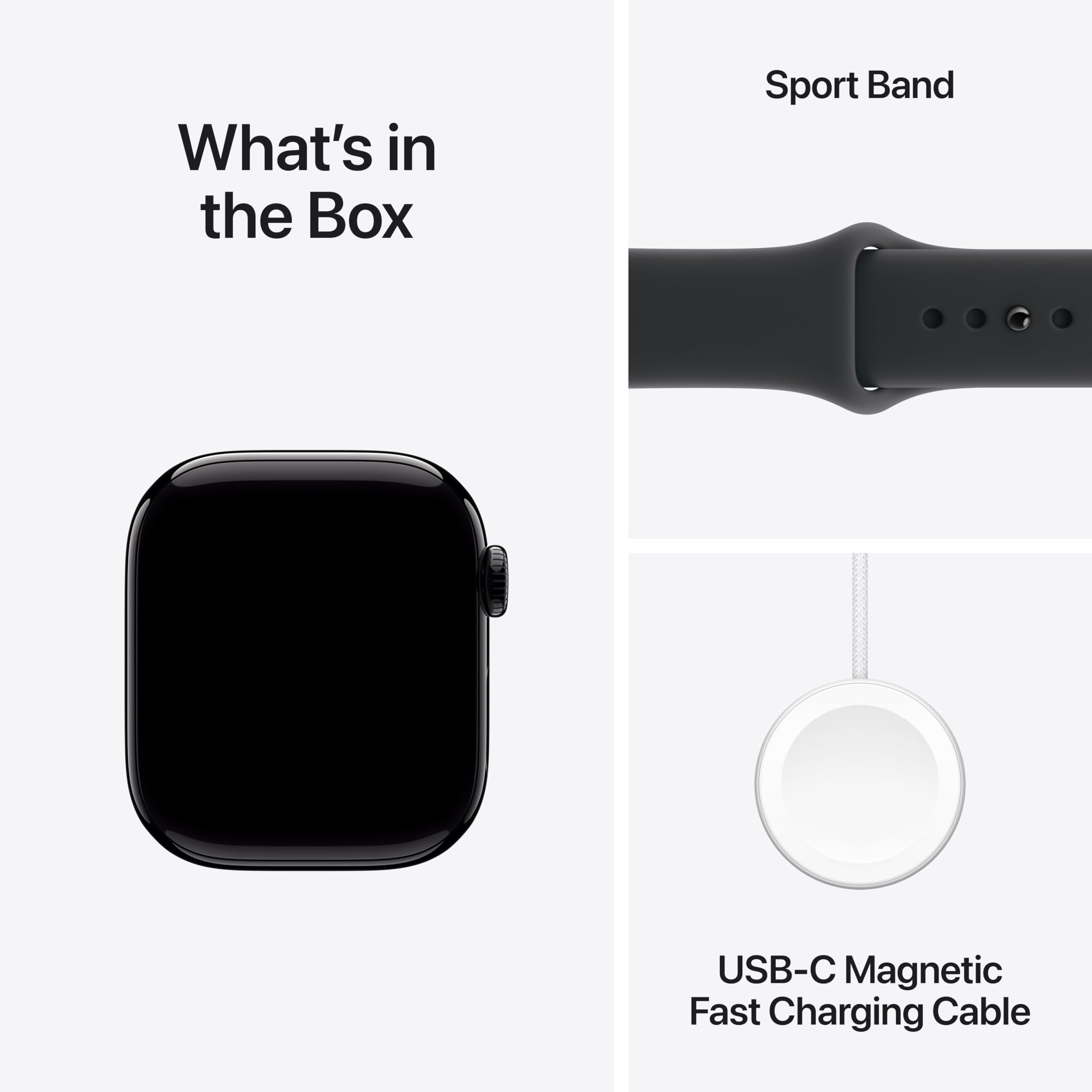 Apple Watch Series 11 fast charging enables extended use after quick top-ups.