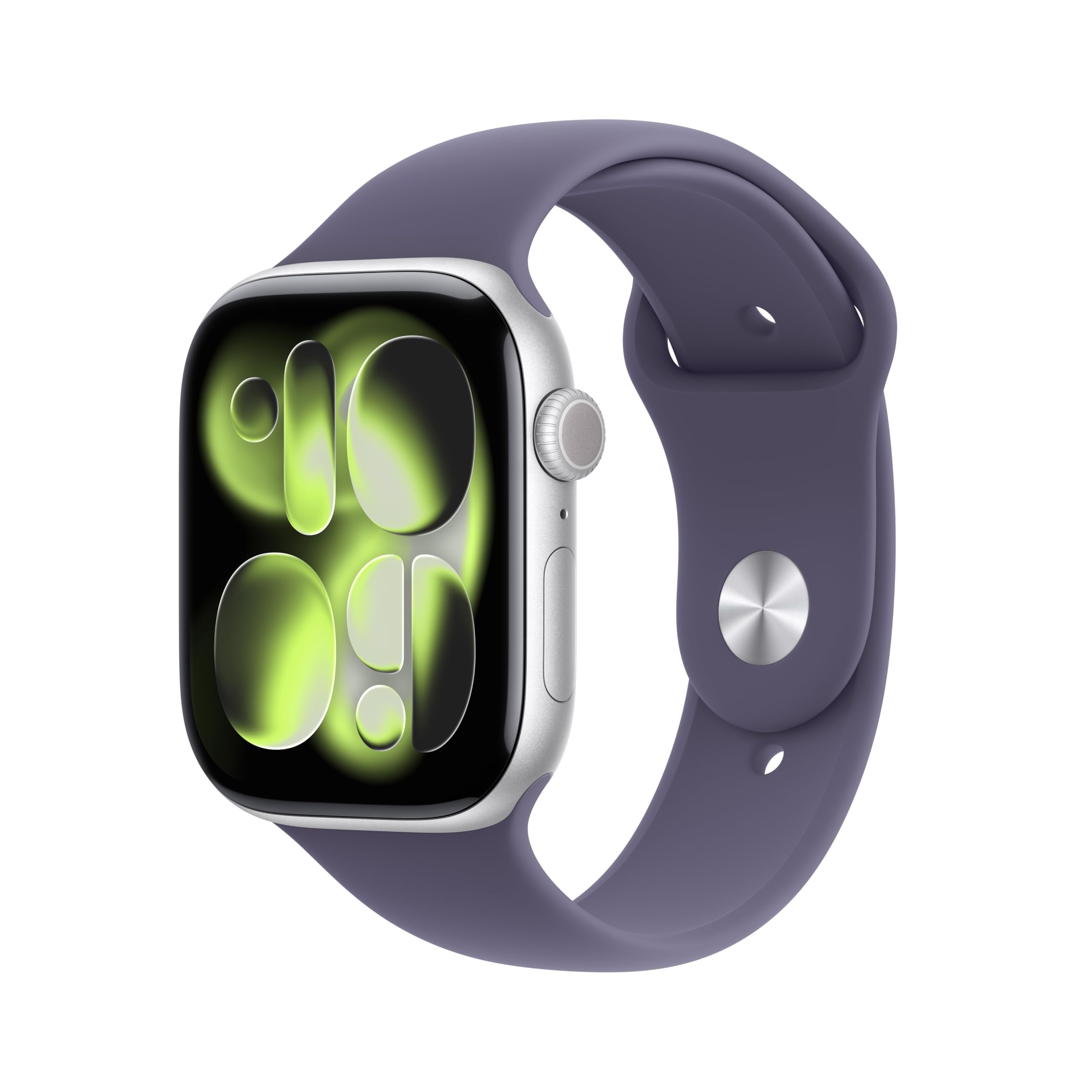 Apple Watch Series 11 display close-up with vibrant Always-On screen for quick health and activity glances.