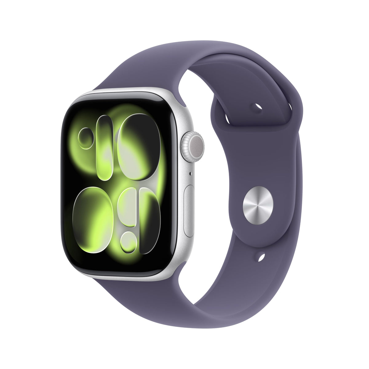 Apple Watch Series 11 display close-up with vibrant Always-On screen for quick health and activity glances.