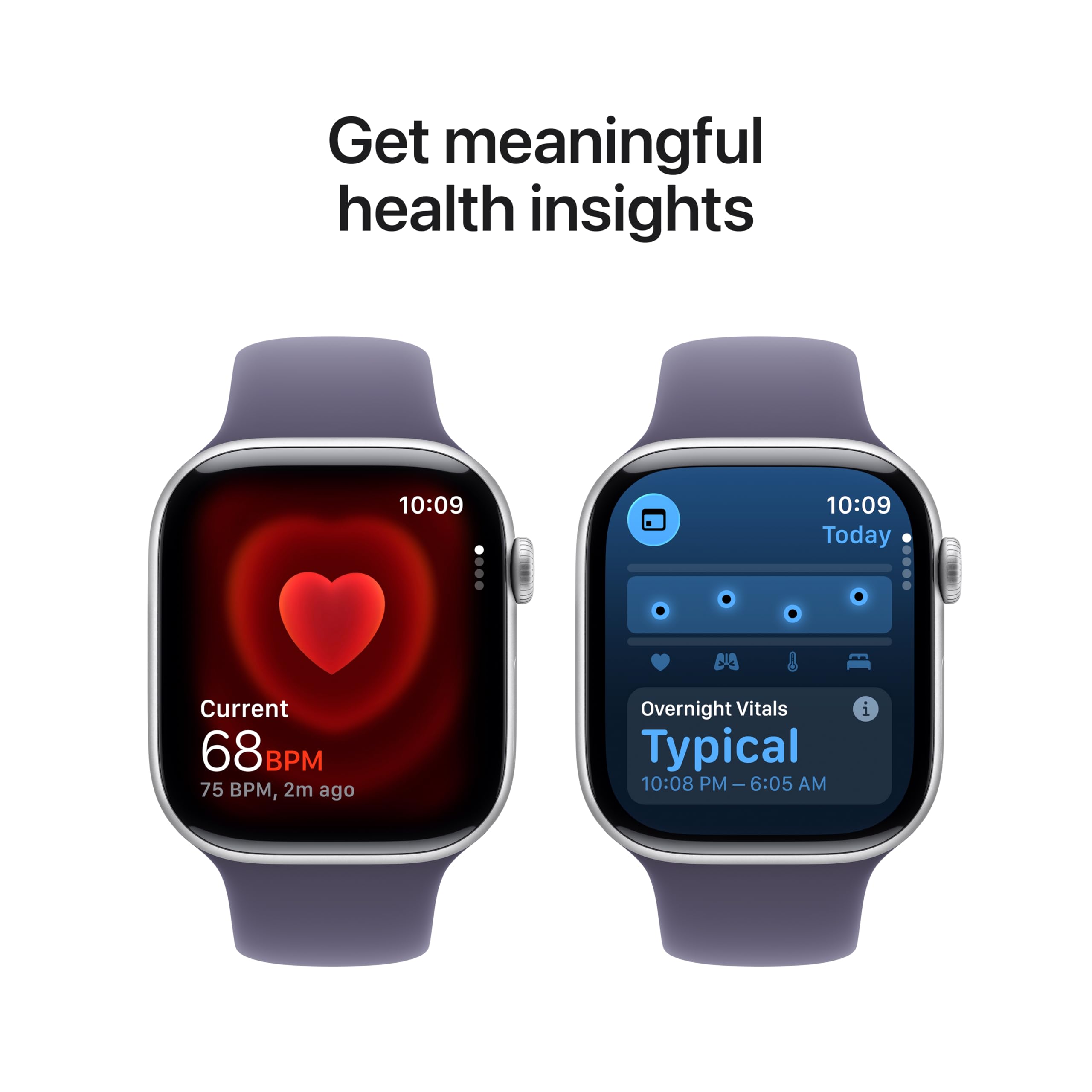 Apple Watch Series 11 sleep score UI illustrating sleep quality insights.