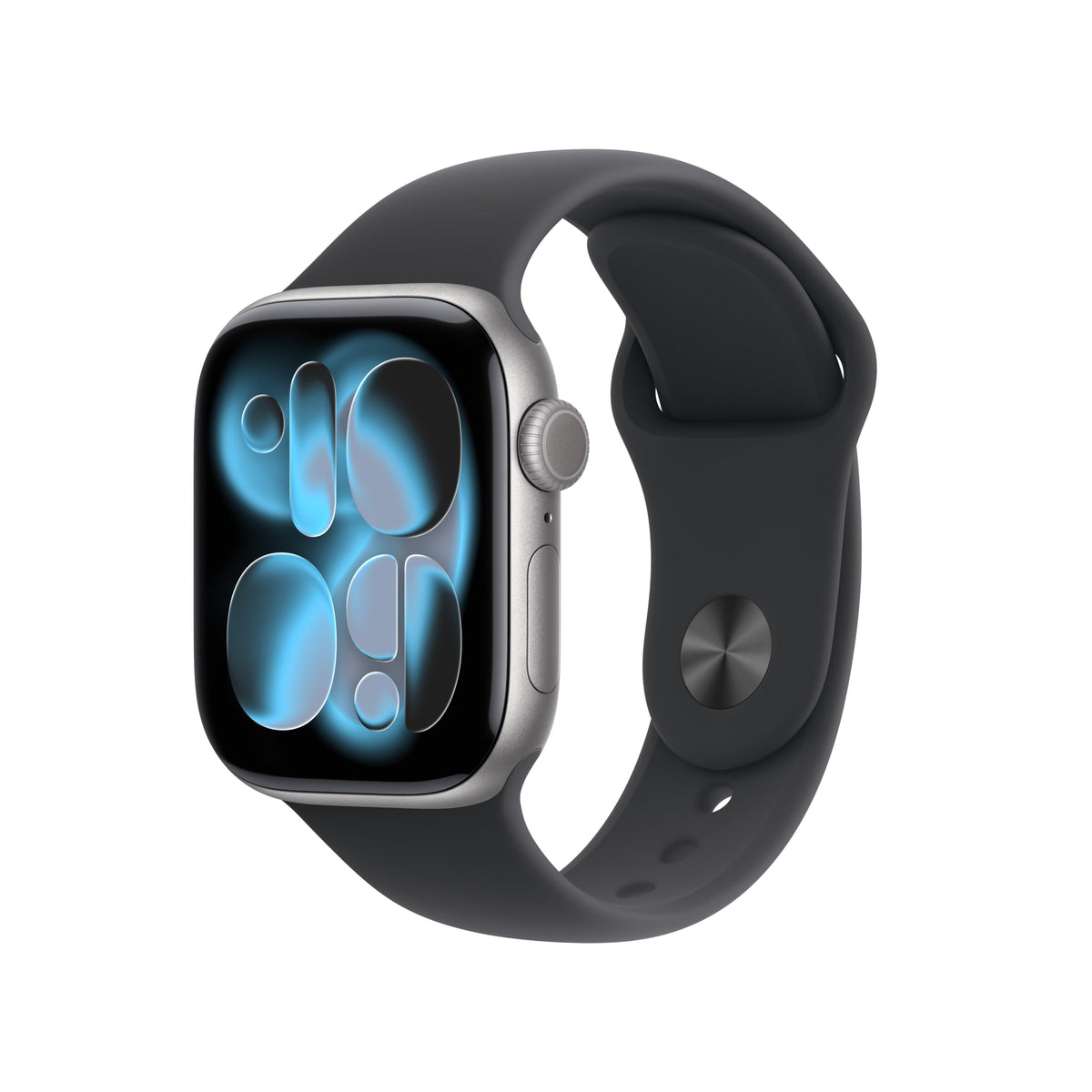 Apple Watch Series 11 with space-gray aluminum case for durable daily health tracking.