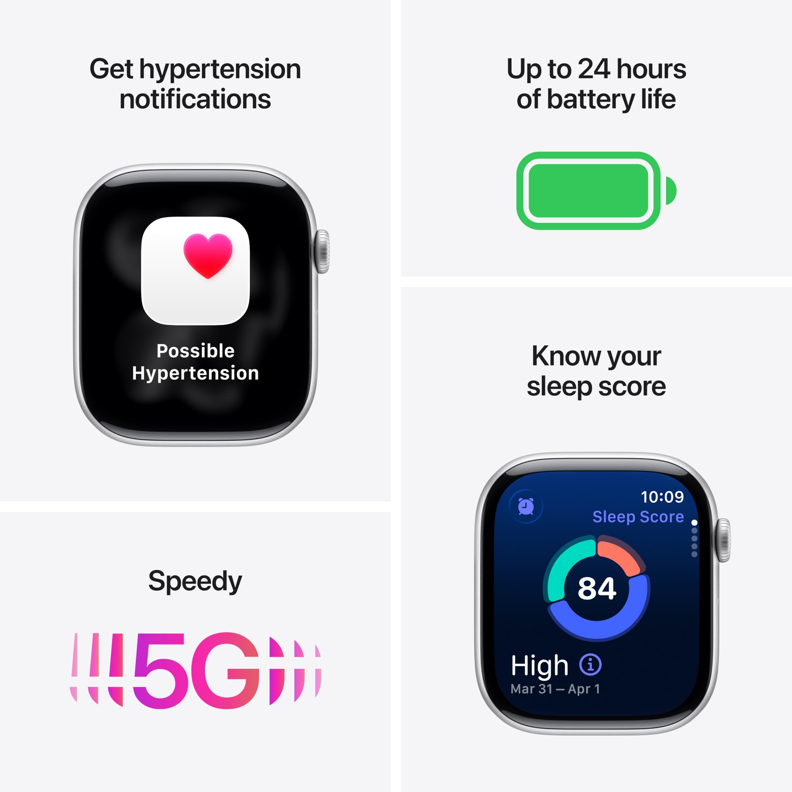 Apple Watch Series 11 black sport band strap for secure workouts.