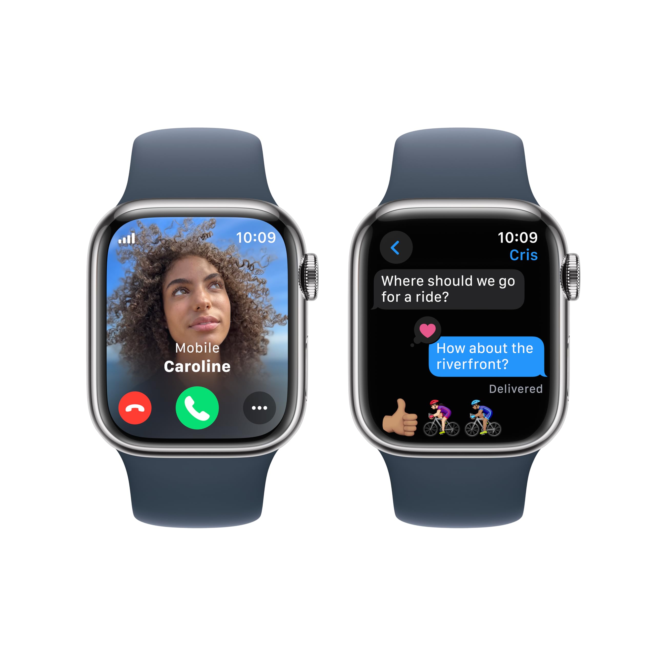 Apple Watch Series 9 health metrics include blood oxygen and ECG apps.