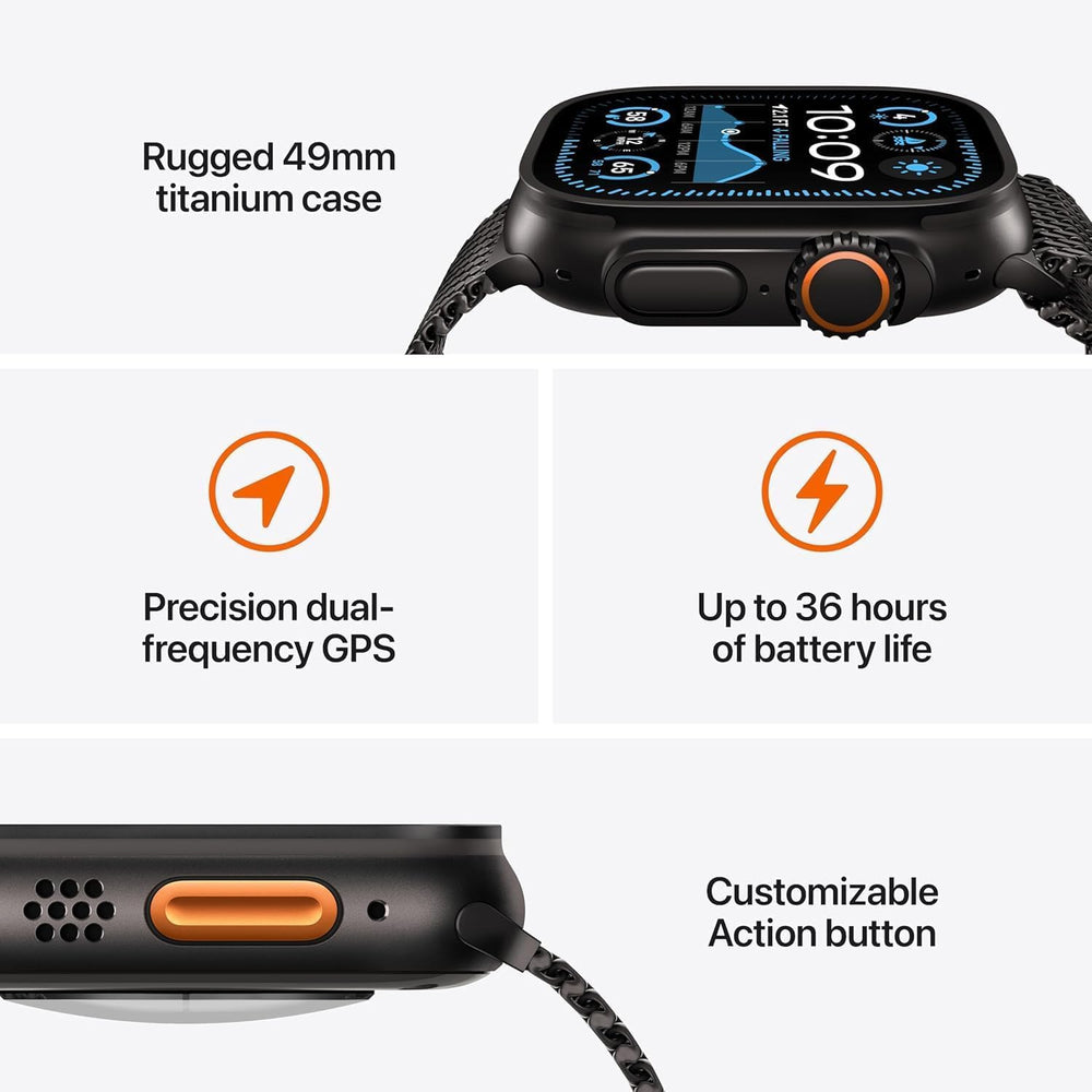 Apple Watch Ultra 2 cellular on-the-go connectivity in action.