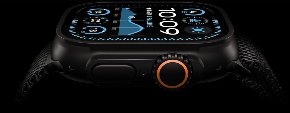 Apple Watch Ultra 2 renewed premium packaging and included accessories.