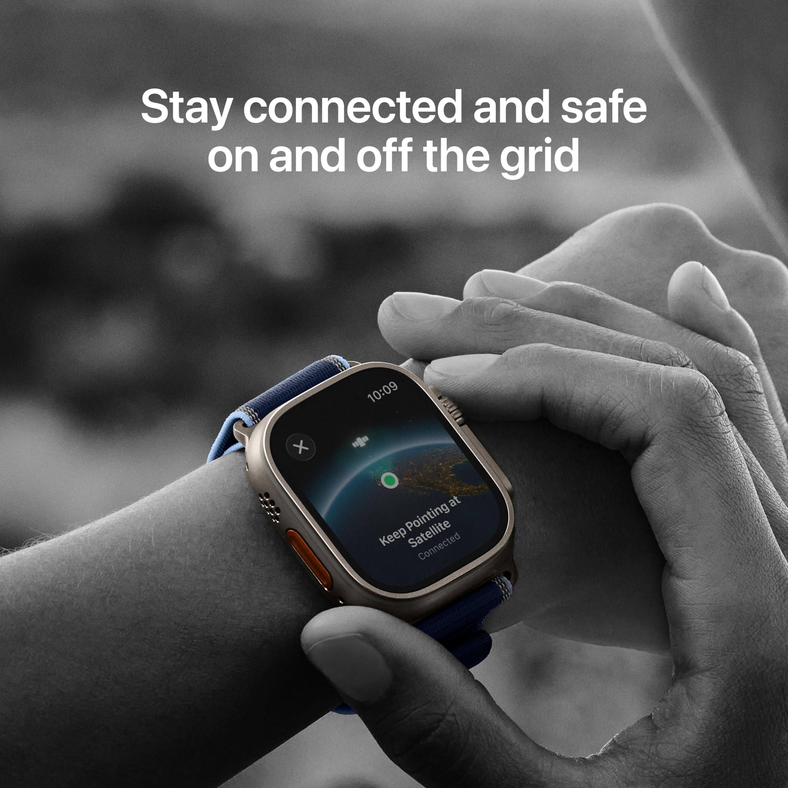 Apple Watch Ultra 3 large, bright display enables quick glances during workouts.