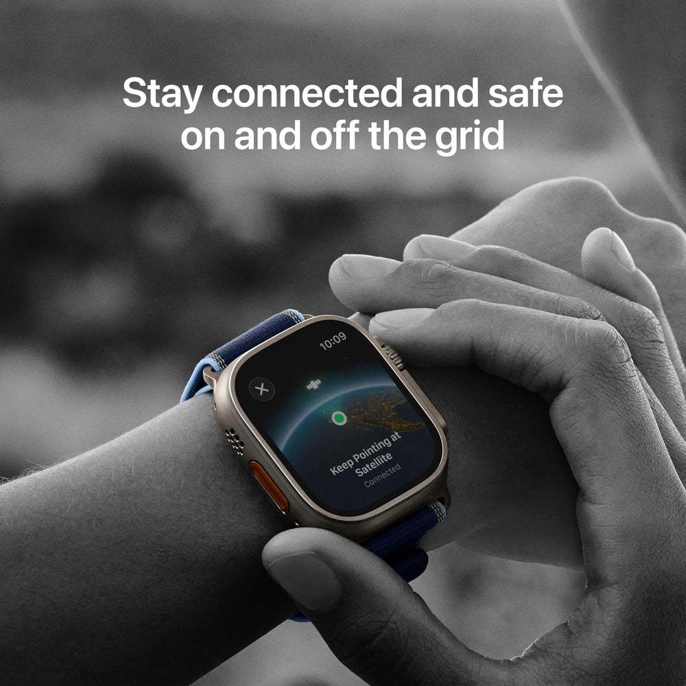 Apple Watch Ultra 3 large, bright display enables quick glances during workouts.