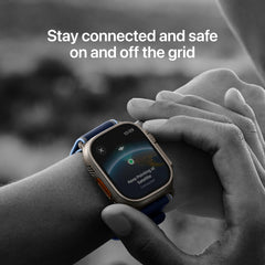 Apple Watch Ultra 3 large, bright display enables quick glances during workouts.