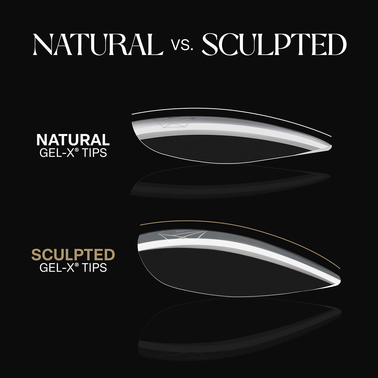APRÉS Gel-X tips designed for professional use in salons and homes.