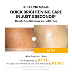 APRILSKIN A.C.E Serum application glide demonstrates fast, non-sticky absorption.