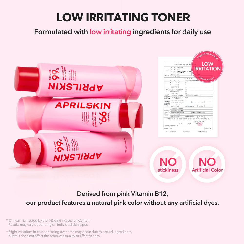 APRILSKIN ceramides and Vitamin C panel conveys skin barrier support.