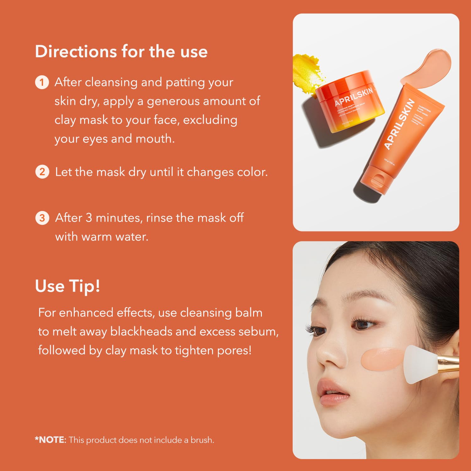 APRILSKIN Cleansing Balm and Clay Mask pairing image