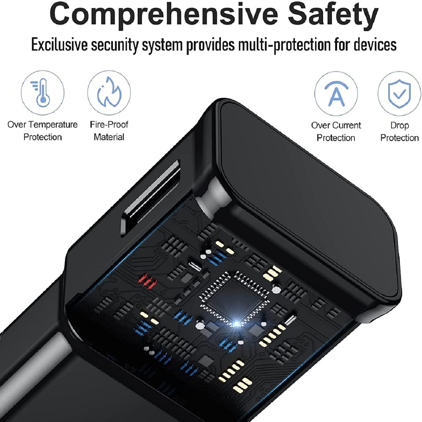 Aprwceng Type-C cable 6ft supports power delivery and data syncing