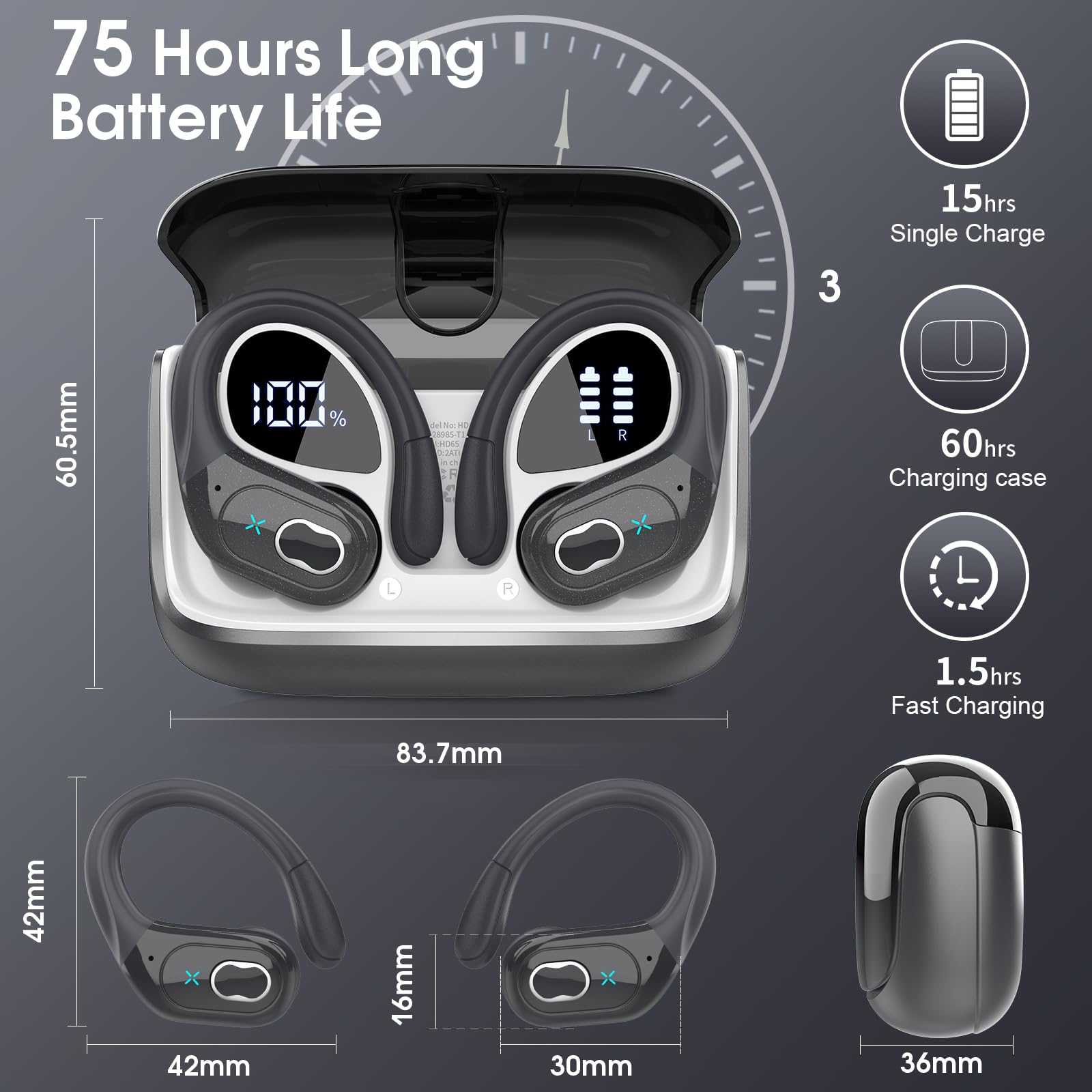 Aptkdoe ENC noise-cancelling mic for clearer calls in busy environments.