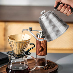 Apusu gooseneck kettle thermometer readout for optimal brewing