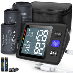 AQESO blood pressure monitor upper-arm front view for easy home checks.