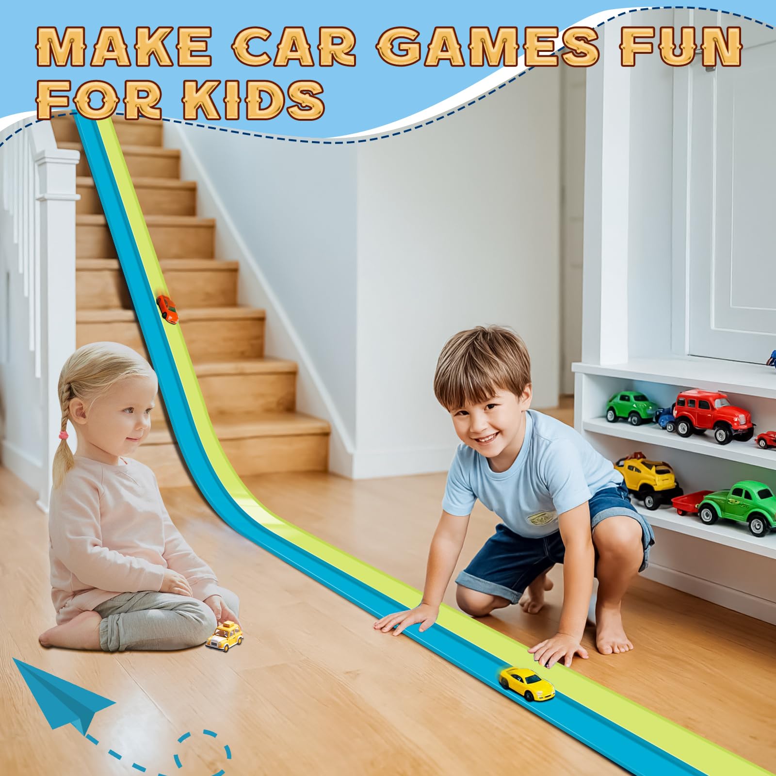 AQFR Flex Tracks curve and twist demonstrates imaginative racing on bends