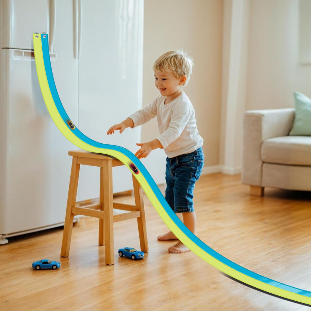 AQFR Flex Tracks green blue colorway brightens playtime