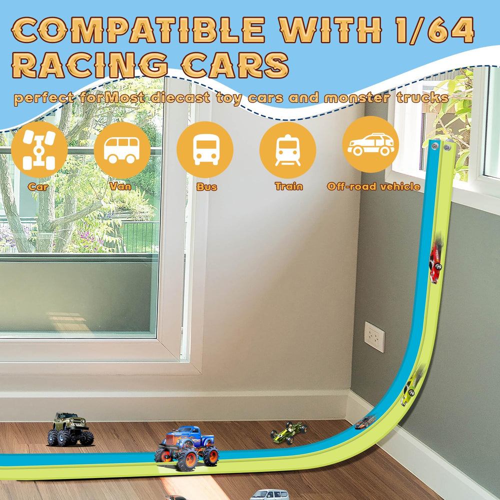 AQFR Flex Tracks suction cups adhesion enables stable placement on smooth surfaces