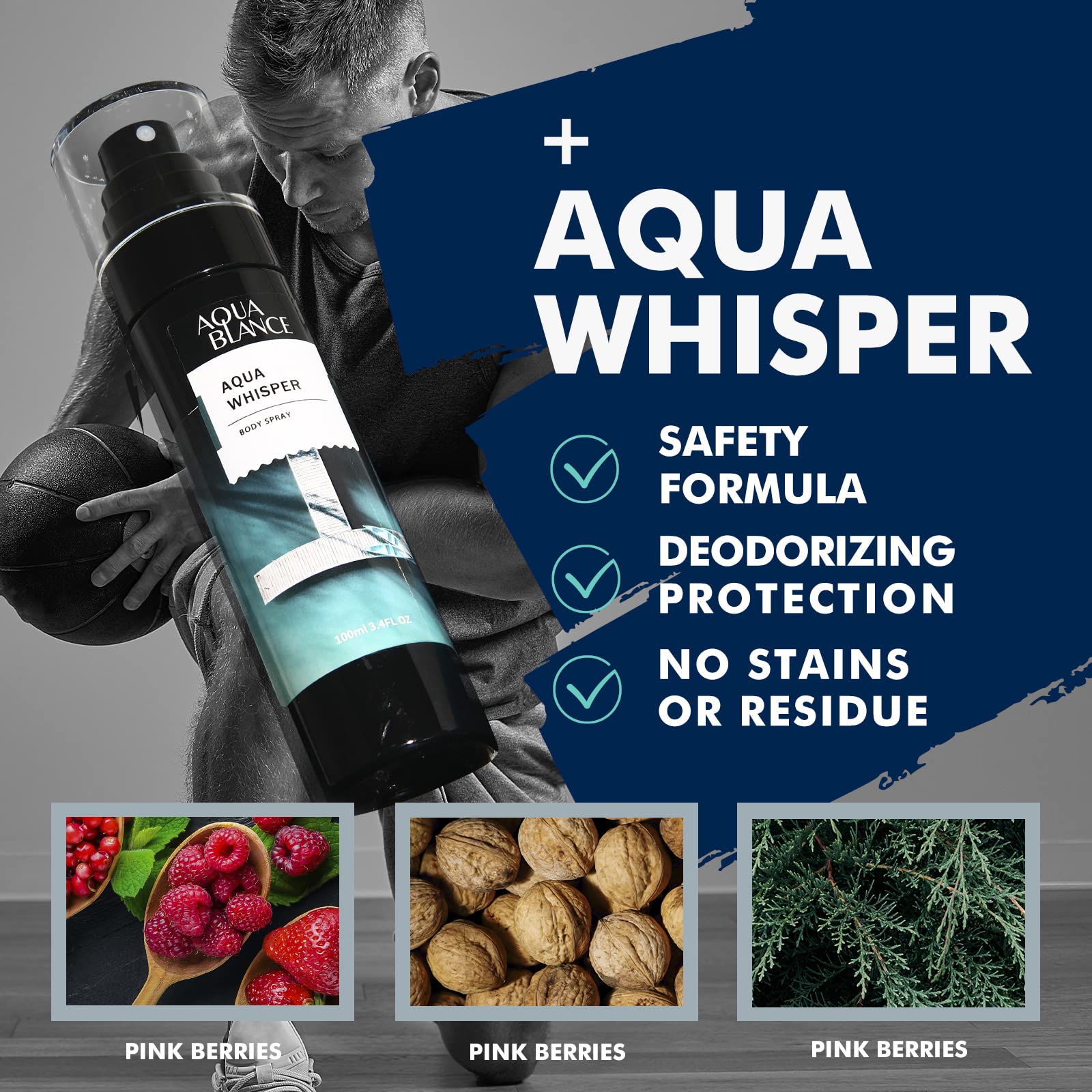 AQUA BLANCE Fragrance Mist pack of three bottles for versatile daily use