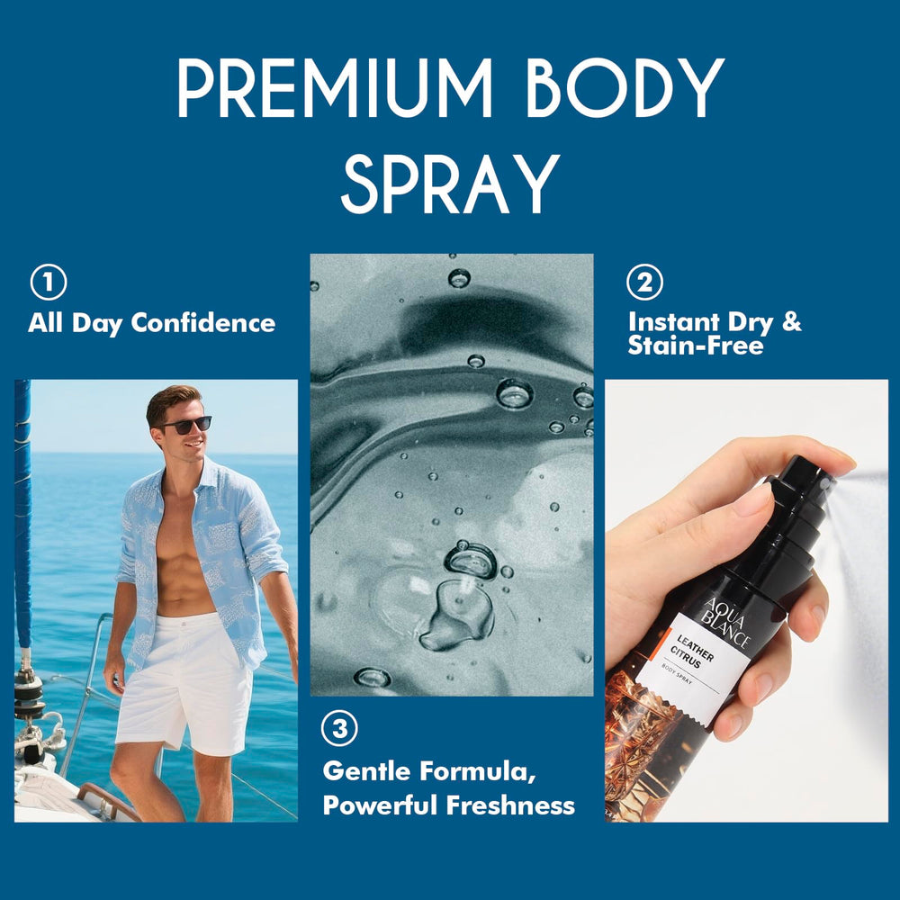 AQUA BLANCE Three-pack packing offers convenient gifting and daily refreshment