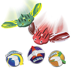 Aqua Leisure Aqua Mini Stingray Gliders demonstrate travel distance up to 40 feet