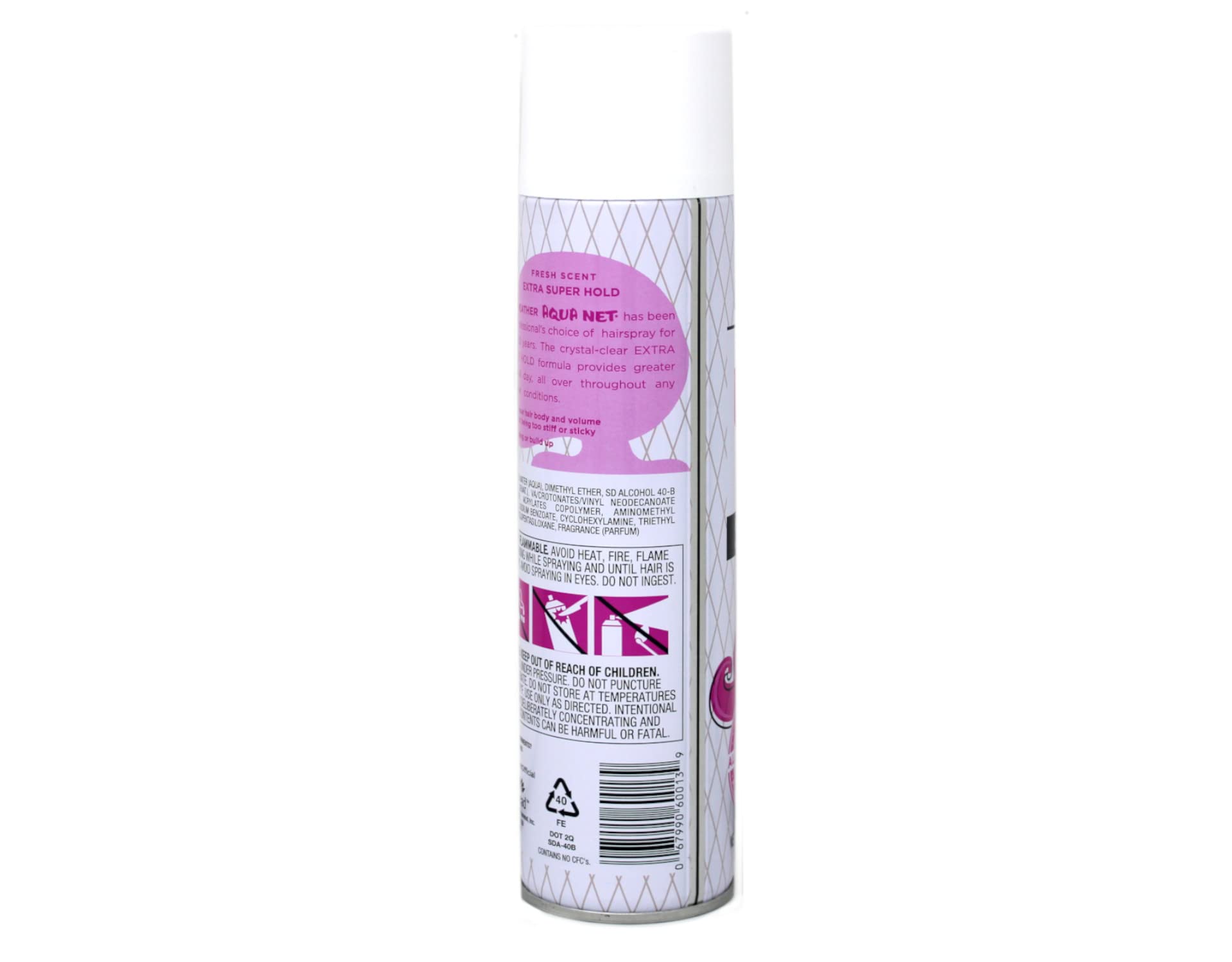 Aqua Net natural-movement-hair-spray maintains flexibility with strong hold.