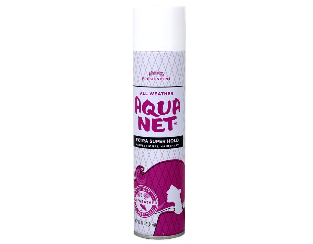 Aqua Net professional-hair-styling-spray supports bold, lasting looks.