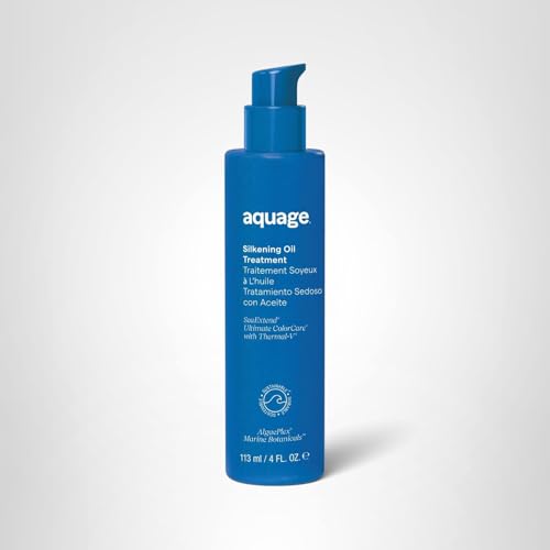 Aquage SeaExtend Silkening Oil Treatment after-styling glow on hair