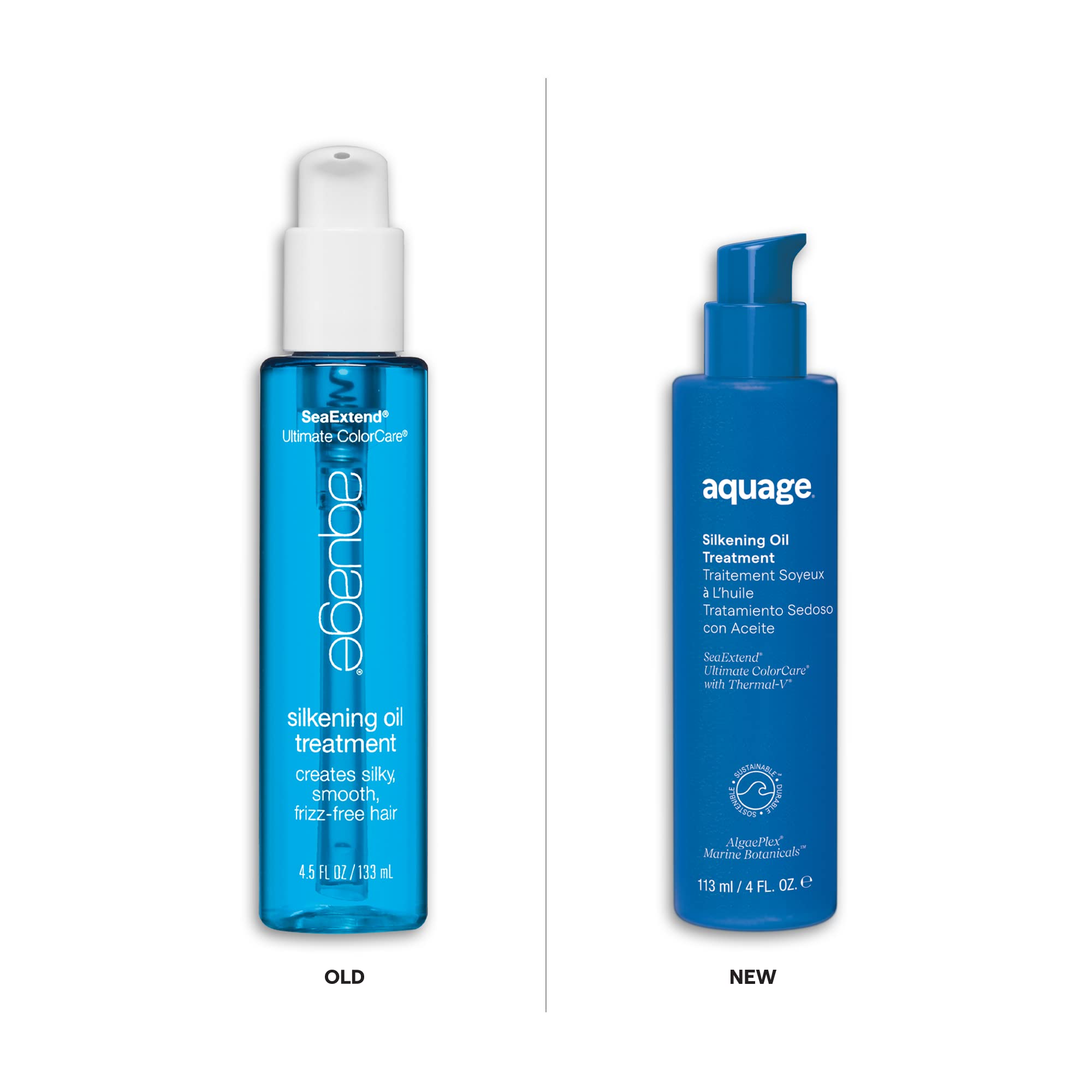 Aquage SeaExtend Silkening Oil Treatment argan oil detail for healthy hair
