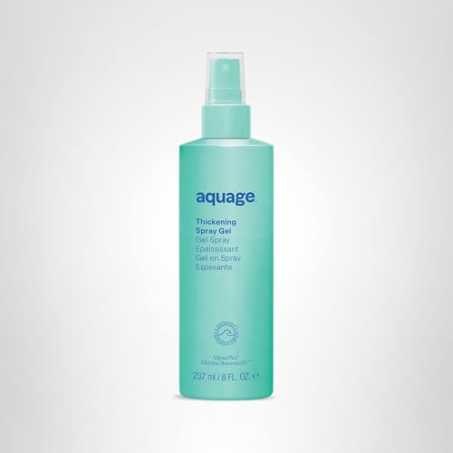 Aquage Thickening Spray Gel dispensing mist for quick styling