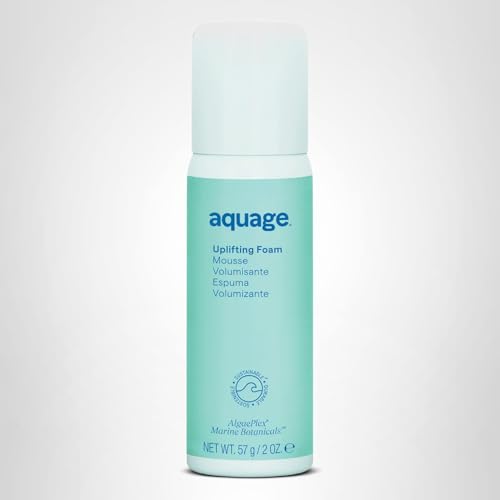 Aquage Uplifting Foam lightweight formula glides through hair easily.